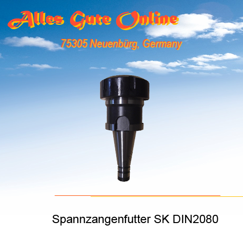 DIN2080 SK30 M12 ER40 472E Spannzangenfutter