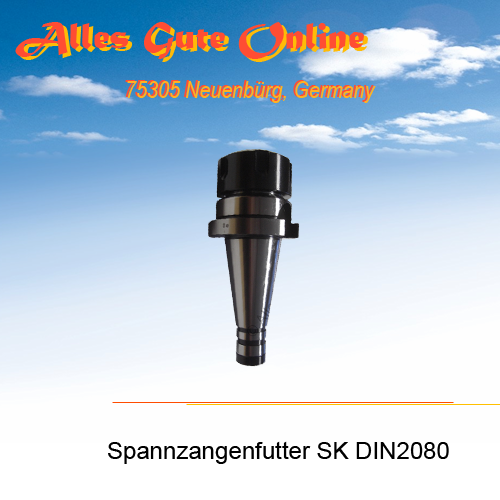 DIN2080 SK30 M12 ER25 430E Spannzangenfutter