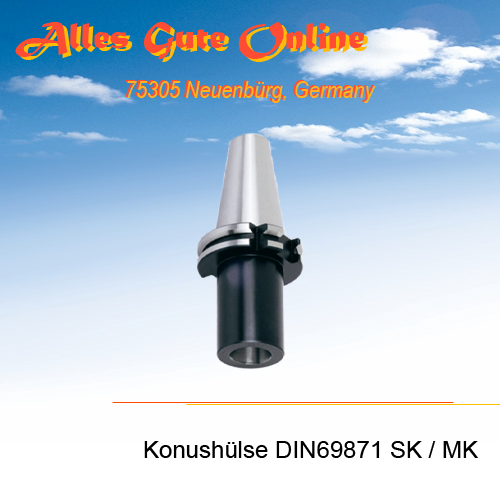 DIN69871 SK30 M12 G6,3/12.000 zu MK1 M6