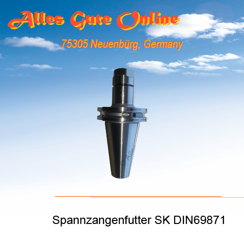 DIN69871 SK40 M16 ER20 428E G2,0/25.000, Spannzangenfutter