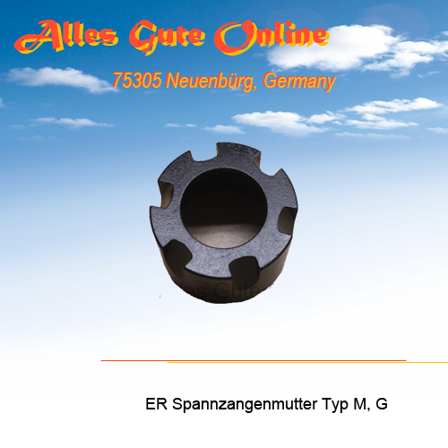 Spannzangenmutter ER16 426E Typ M (G2,0/25.000) gewuchtet