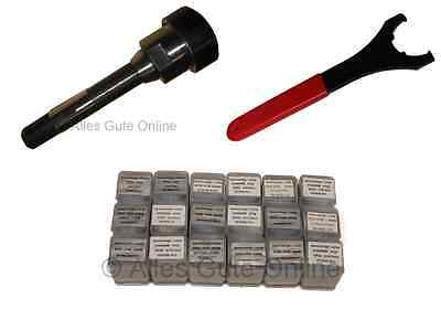 Spannzangenfutter Deckel S20x2 355E ER32 + 18xER32 Spannzangen + Schlüssel Typ UM