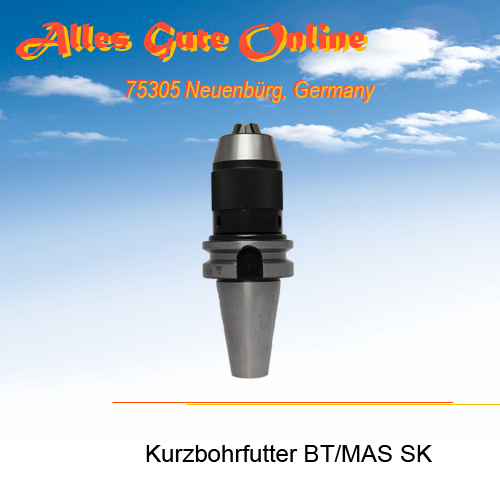 CNC Bohrfutter BT/MAS SK30 M12 0,5-8mm
