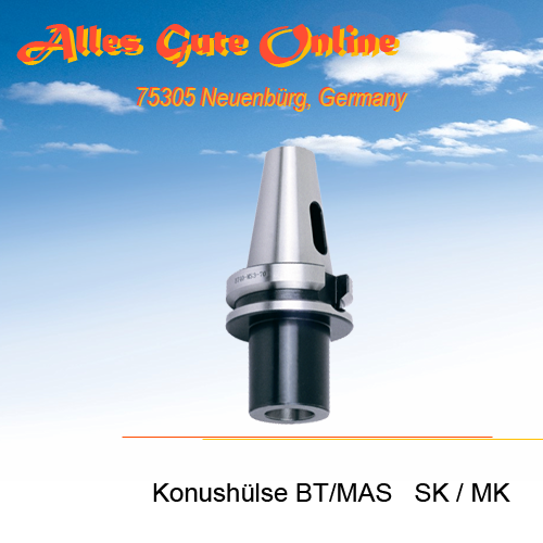 EinsatzhÃŒlse (Adapter) BT/MAS SK40 (BT40) zu MK mit Austreiblappen(MK2)