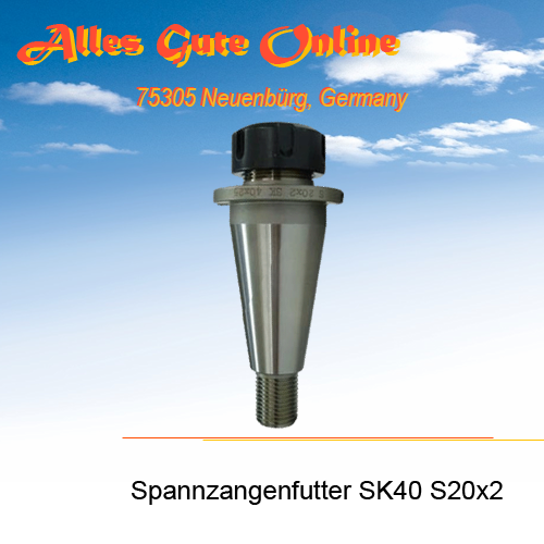 SK40 S20x2 ER25 430E Spannzangenfutter