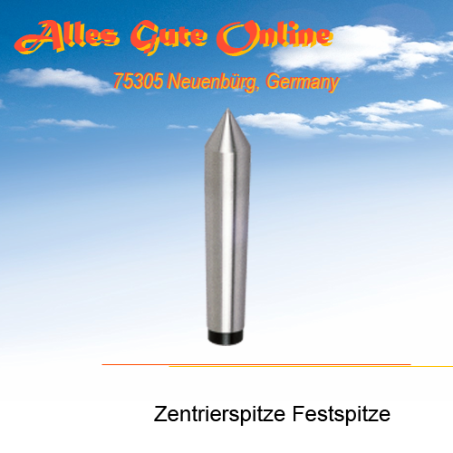 MK2, DG2, Feste Zentrierspitze DIN806, voller Werkzeugstahl-Einsatz