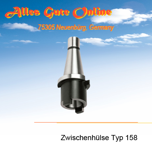 Typ 158 SK50 zu Werkzeug mit SK40 M16
