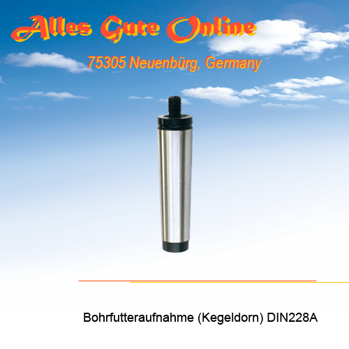 Kegeldorn MK3 M12 DIN228A / M14x2,0