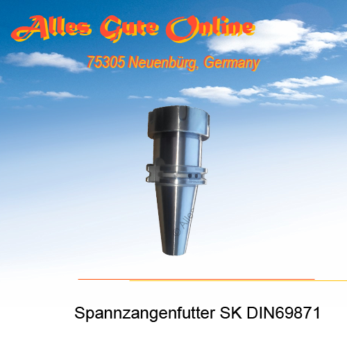 DIN69871 SK40 M16 ER40 472E G2,0/25.000, Spannzangenfutter