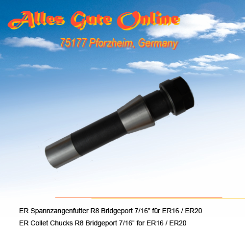 R8 Bridgeport 7/16" - 20UNF ER16 426E Spannzangenfutter
