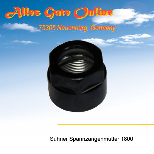 Spannzangenmutter fÃŒr Suhner 1800