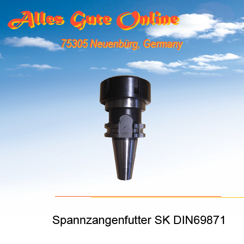 DIN69871 SK30 M12 ER40 472E ungewuchtet, Spannzangenfutter
