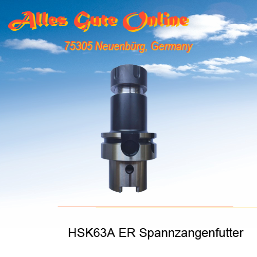 Spannzangenfutter HSK63A ER25 100mm, G2,5/25.000