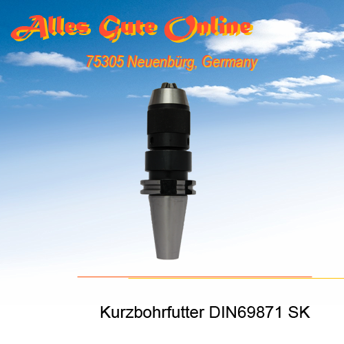 CNC Bohrfutter DIN69871 SK30 M12 0,5-10mm