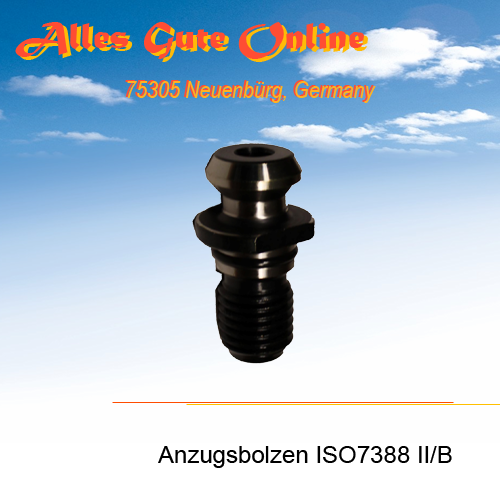 AB ISO7388II B SK40 mit Bohrung & O-Ring