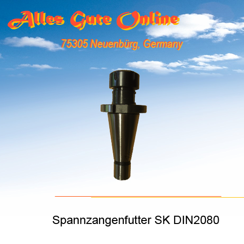DIN2080 SK40 M16 ER25 430E Spannzangenfutter