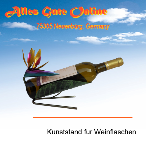 Metallweinständer von Hand gefertigt (#9511)