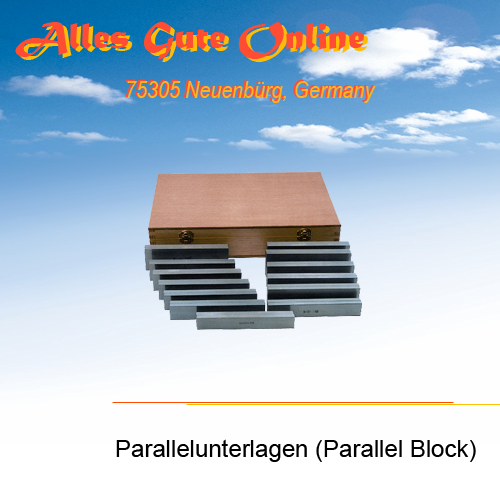 2x8PCs PB156-3, 200 x 8mm, Präzision Parallelunterlagen