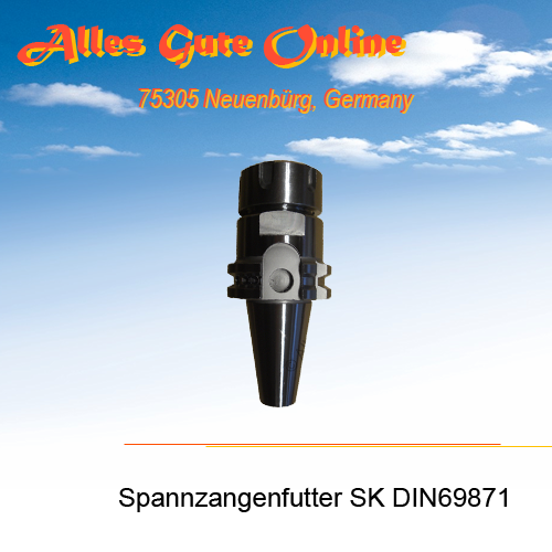 DIN69871 SK30 M12 ER25 430E G2,0/25.000, Spannzangenfutter