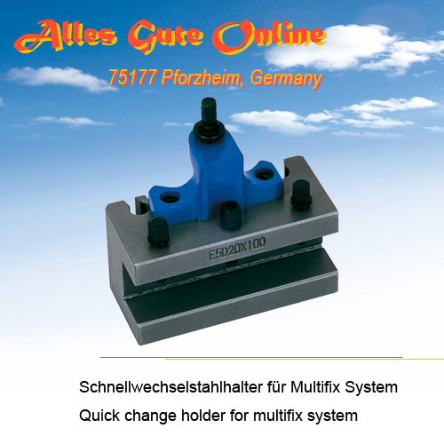 AD 20x90mm Schnellwechselstahlhalter für MultiFix, 540-115